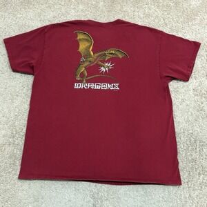 Powell Peralta x Bones Wheels T-Shirt Men's XL Red Dragon Skateboard
